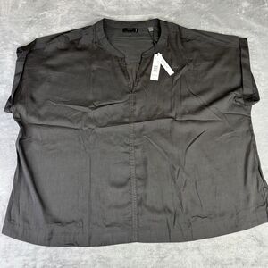 Tahari Top‎ Women's 3x Black Cap Sleeve Pullover Shirt Blouse New $58